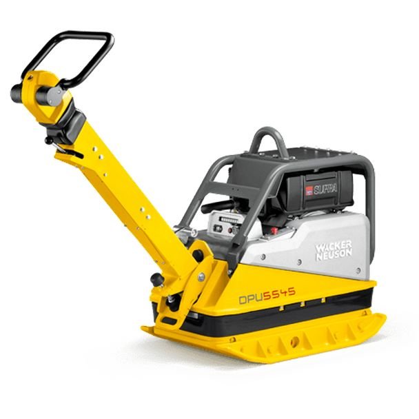Placă compactoare reversibilă Wacker Neuson DPU5545Hec — diesel, pornire electrică, 426 kg, 55 kN, sistem Compatec