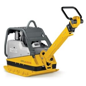Placă compactoare reversibilă Wacker Neuson DPU6555Hecs, diesel, greutate 500 kg, forță de impact 65 kN, pornire electrică, cadru de protecție îngust, sistem Compatec