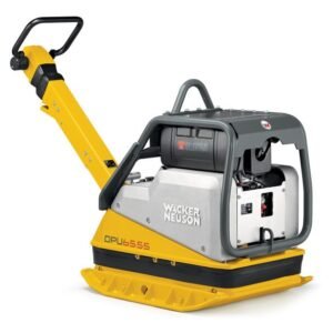 Placă compactoare reversibilă Wacker Neuson DPU6555Hs, cadru de protecție îngust, diesel, 482 kg, forță de impact 65 kN