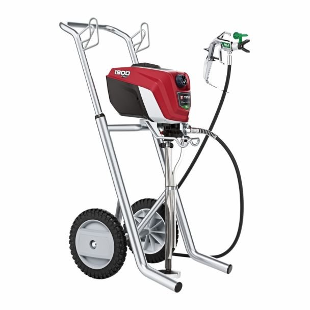 Pompă airless electrică Titan ControlMax 1900 PRO Cart TT1006454, 1,5 l/min, duză max. 0,019″, motor 0,6 kW