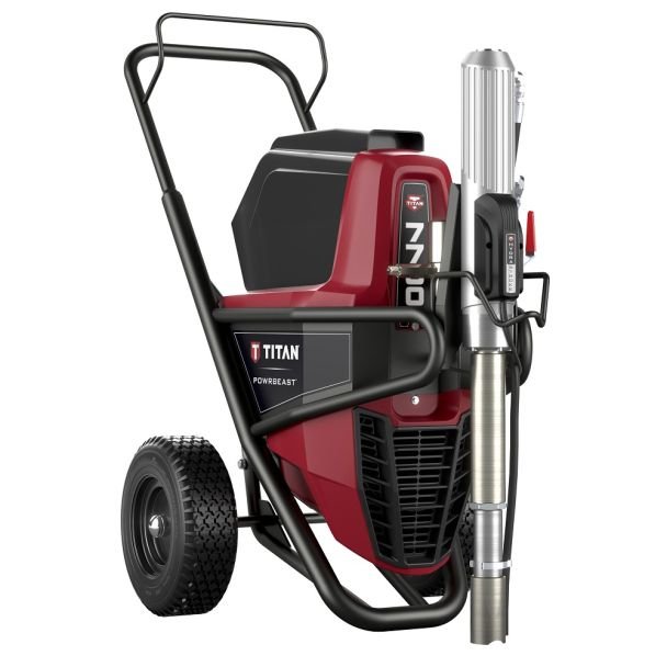 Pompa airless electrică Titan PowrBeast 7700 TT1007020 — debit 6 l/min, duză max 0.043″, motor 3.1 kW