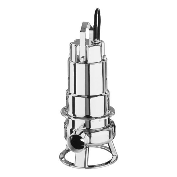 Pompă submersibilă inox Ebara DW75MA | pentru ape murdare | 230 V | Debit 30.000 l/h, înălțime refulare 8 m | Particule max 50 mm