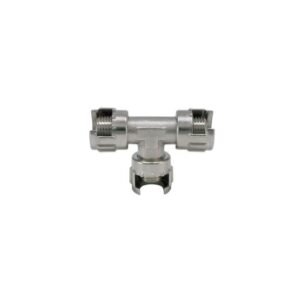 Racord T cu 3 piulițe și degajare, filet 1/4" Omg 22E_1/4