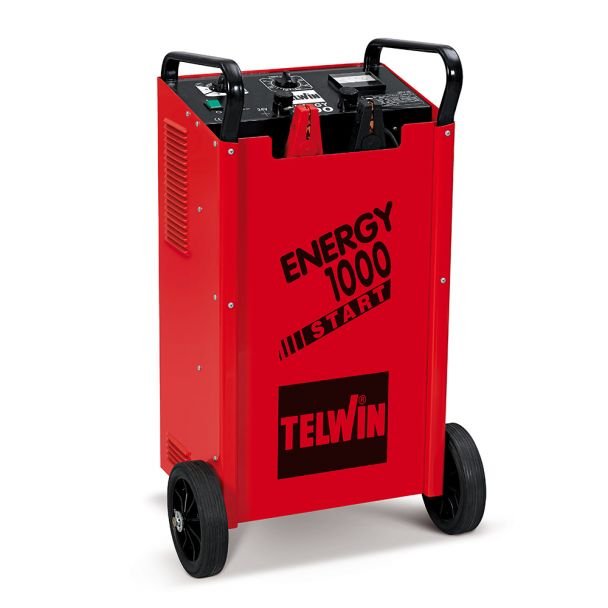Redresor baterii și robot de pornire Telwin ENERGY1000START | 12/24 V | pentru baterii Pb / START‑STOP 20–1200 Ah | Încărcare rapidă