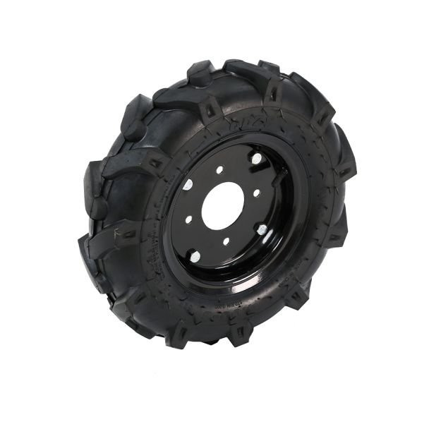 Roată de cauciuc Greenfield 4.00-8 stânga (GA-ROATA_S-C4.00-8) pentru GP-7085A & GP-90125A