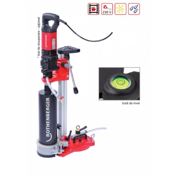 Rothenberger, Mașină de carotat Rothenberger RODIACUT 150/200, 2700 W, Ø max. 250 mm