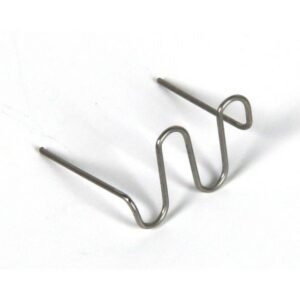 Set 100 capse valurite Telwin 804077 0,6 mm | Oțel galvanizat, rezistente la coroziune | Pentru capsatoare 0,6 mm – tapițerie, bricolaj, industrie | Fixare ondulată pentru...
