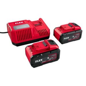 Set 2 acumulatori cu încărcător FLEX P-Set 18-88 R 533175, Li-Ion 18 V 8.0 Ah