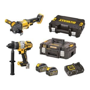 Set 2 mașini DeWalt DCK2016T2T - 2 x acumulatori XR FlexVolt 6.0Ah - încărcător - cutie TSTAK VI - kit profesional