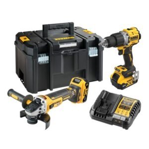 Set 2 mașini DeWalt DCK2026P2T, 2 acumulatori XR 18V 5.0Ah, încărcător, cutie TSTAK VI