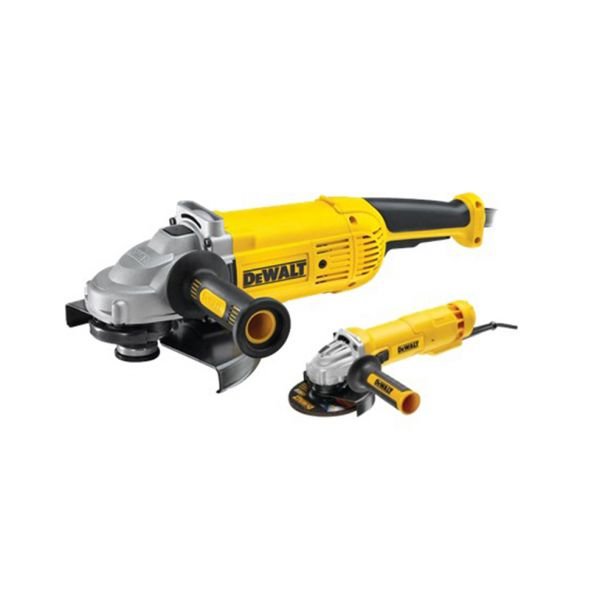 Set 2 polizoare unghiulare DeWalt DWE492TWIN2 + DWE4157/DWE492, 900/2200 W, 125/230 mm