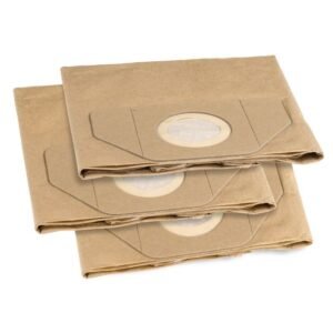 Set 3 saci de colectare a prafului Powerplus POWX323A, hârtie, capacitate 30 L, 490x350 mm