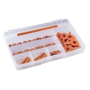 Set accesorii sudură în puncte Telwin 143722 | 63 piese – kit complet consumabile | Cutie plastic organizator robustă | Calitate profesională, durabilitate ridicată | Ideal...