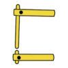 Set brate XA1 pentru sudură în puncte Telwin 803151, 120 mm, cu electrozi