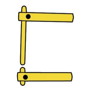 Set brate XA1 pentru sudură în puncte Telwin 803151, 120 mm, cu electrozi