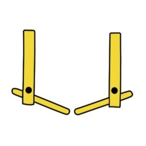 Set brate XA2 Telwin 803150 - pentru sudură în puncte, 120 mm - cu electrozi incluși - compatibil cu maşini de sudură în puncte - durabilitate şi precizie profesională
