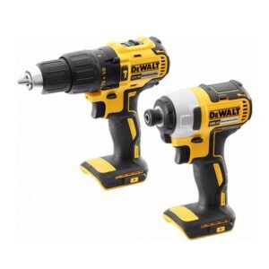 Set combo 2 scule DeWalt DCK2060D2T: DCD778 mașină de găurit cu percuție, DCF787 mașină de înșurubat cu impact, 2x baterii DCB183