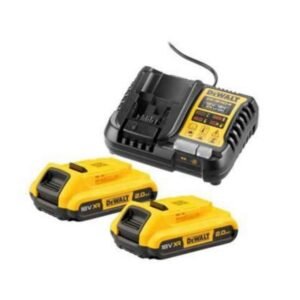 Set încărcător + 2 acumulatori DeWalt DCB1104D2, Li-Ion 18 V XR, 2.0 Ah