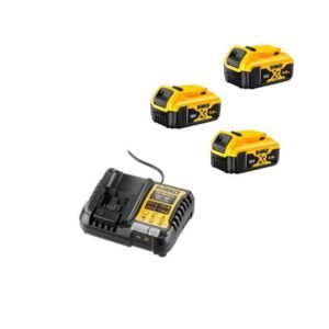 Set încărcător + 3 acumulatori DeWalt DCB1104P3 Li-Ion 18 V XR 5.0 Ah