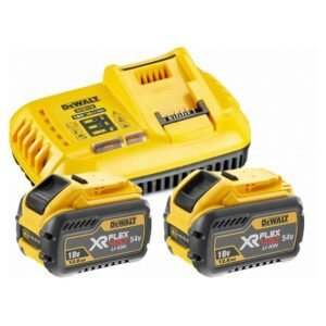 Set încărcător Dewalt DCB118Y2 cu 2 acumulatori XR FLEXVOLT 12.0 Ah