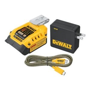 Set încărcător USB-C DeWalt DCB094H2 cu 2 acumulatori Powerstack 18V 5.0Ah