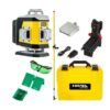 Set nivela laser 4×360° Nivel System CL4G_SET_LP36 – fascicul verde, 30/70 m, acumulator 3,7 V, geantă transport și tijă ancorare LP36