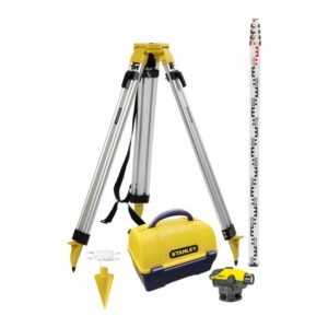 Set nivelă optică Stanley AL24 GVP | Kit profesional | Măsurători precise | Robust și fiabil | Ideal pentru șantier