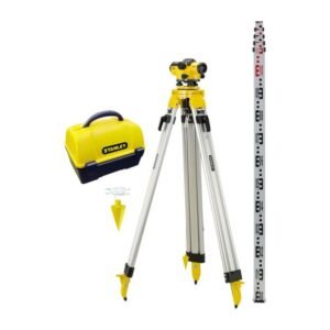 Set nivela optică Stanley AL32 - precizie profesională pentru șantier