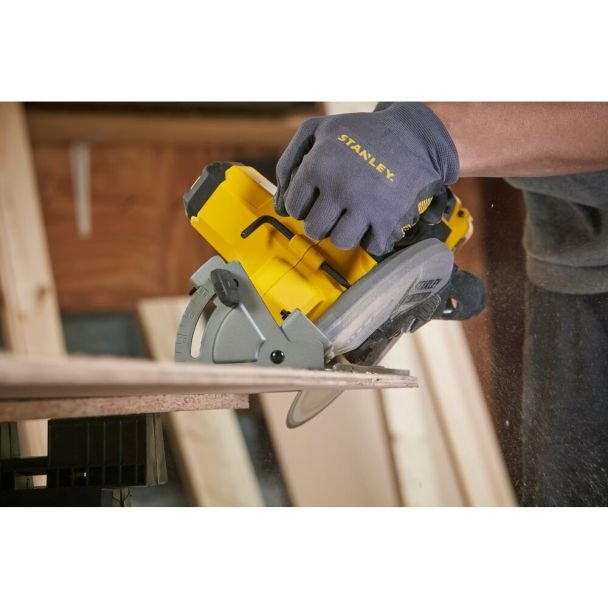 Stanley, Fierăstrău circular de mână Stanley SFMCS500B, compatibil cu acumulatori 18 V, diametru 165 mm