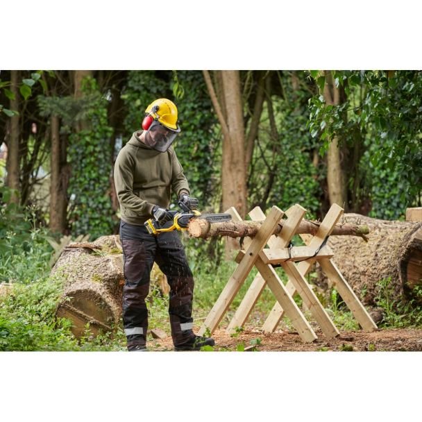 Stanley, Fierăstrău cu lanț Stanley SFMCCS730B, șină 30 cm, compatibil cu acumulator 18 V