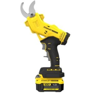 Stanley, Foarfecă pentru crengi Stanley SFMCPP32M1, lamă 32 mm, 1 acumulator 18 V / 4,0 Ah și încărcător inclus