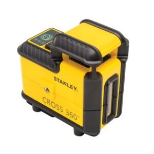 Stanley, Kit nivela laser Stanley STHT77641-1 Cross360 cu trepied, fascicul verde 25 m