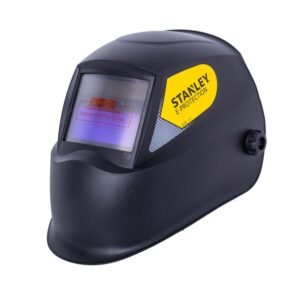 Stanley, Masca de sudură automată Stanley 90371 | Filtru LCD DIN 11 | Protecție UV/IR, răspuns rapid | Reglabilă, confort sporit, vizor larg | Ideală pentru TIG/MIG/MMA, durabilă