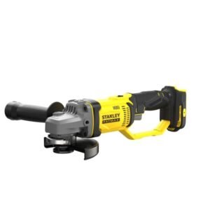Stanley Polizor unghiular SFMCG400B, 125 mm | 18 V fără acumulatori Li-Ion | Puternic și durabil pentru tăiere și șlefuire | Ideal pentru metal, beton și bricolaj | Performanță...
