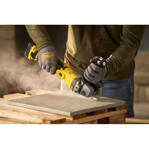 Stanley, Polizor unghiular Stanley SFMCG300B, Li‑Ion 18 V fără acumulatori, 115 mm, 9000 rpm