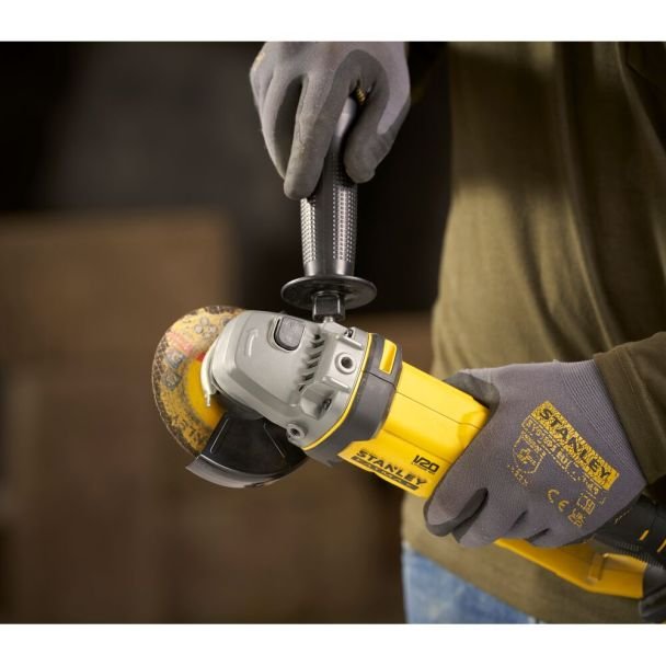 Stanley, Polizor unghiular Stanley SFMCG300B, Li‑Ion 18 V fără acumulatori, 115 mm, 9000 rpm