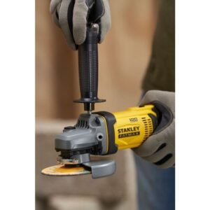 Stanley, Stanley Polizor unghiular SFMCG400B, 125 mm | 18 V fără acumulatori Li-Ion | Puternic și durabil pentru tăiere și șlefuire | Ideal pentru metal, beton și bricolaj | Performanță...