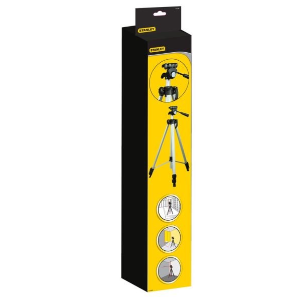 Stanley, Trepied aluminiu Stanley 1-77-201 pentru nivelă laser și cameră, prindere filet 1/4