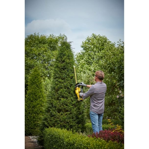 Stanley, Trimmer pentru gard viu Stanley FatMax V20 SFMCHT855M1 - 1 acumulator 18V / 4.0 Ah, încărcător, lamă 55 cm