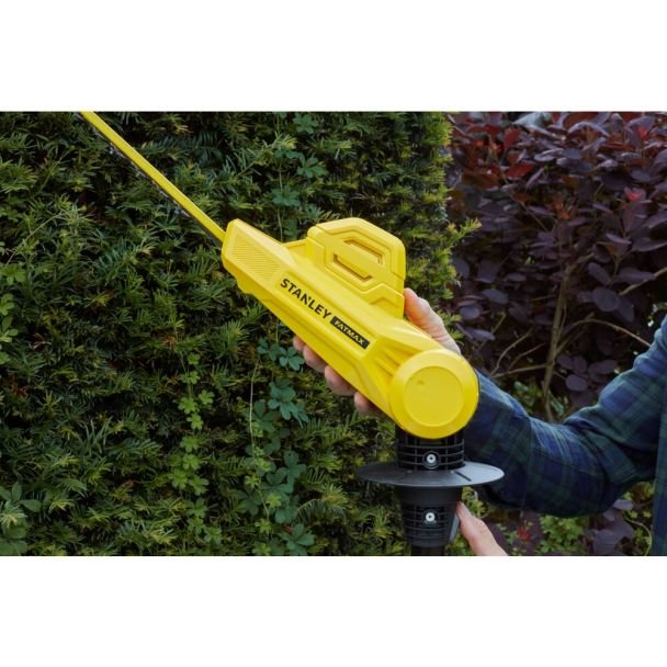 Stanley, Trimmer pentru gard viu Stanley SFMCPH845B, compatibil cu acumulatori 18V, lamă 45 cm
