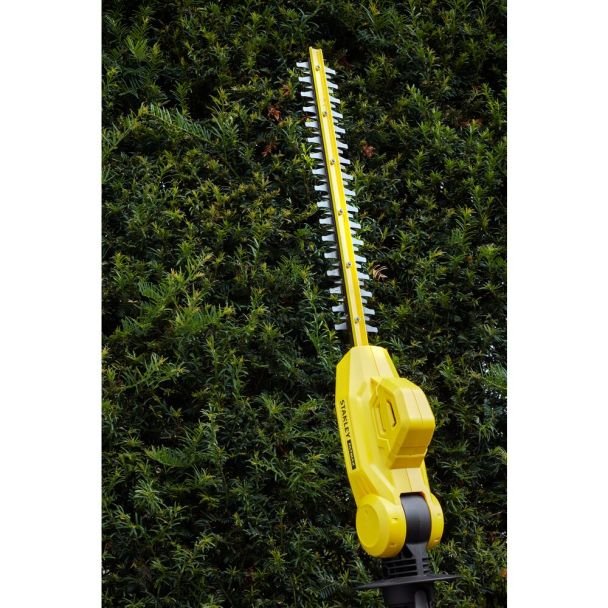Stanley, Trimmer pentru gard viu Stanley SFMCPH845B, compatibil cu acumulatori 18V, lamă 45 cm