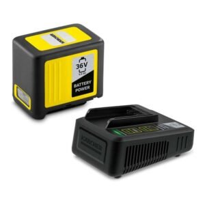 Starter kit Karcher Battery Power 36/50 | 2.445-065.0 | Li-Ion 36 V, 5.0 Ah | Încărcător rapid inclus | Compatibil cu echipamente Karcher Battery Power