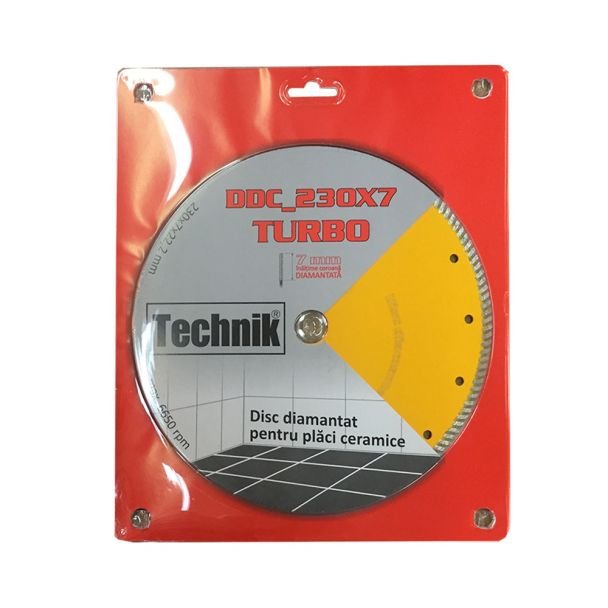 Technik, Disc diamantat Technik DDC_230X7TURBO 230x7x22.2 mm pentru plăci ceramice