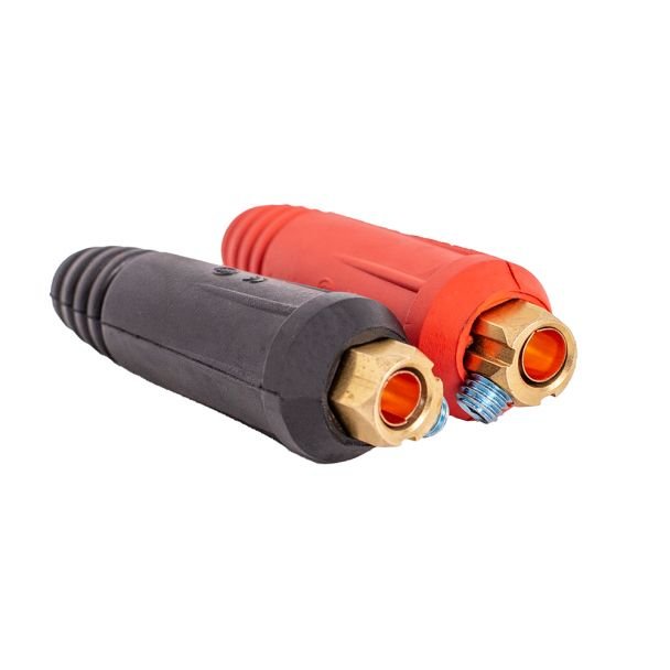 Tehnoweld, Conector rapid sudură tată Tehnoweld CONT_25 DINSE 25, set 2 buc. — cuplare sigură și rezistentă