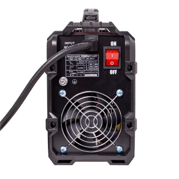 Tehnoweld, Invertor sudură MMA Tehnoweld COMPACT-145T, 140 A – electrozi 1.6–3.2 mm, accesorii incluse, compact și portabil