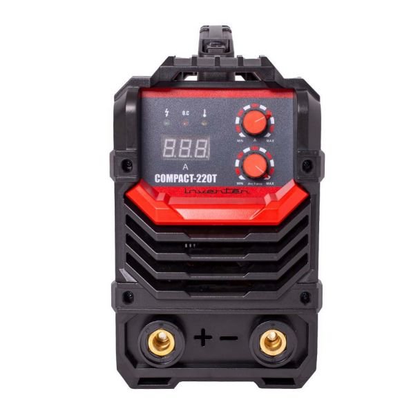 Tehnoweld, Invertor sudură MMA Tehnoweld COMPACT-220T | 200 A | Electrozi 1.6-4 mm | Design compact, portabil | Ideal pentru reparații, construcții și hobby
