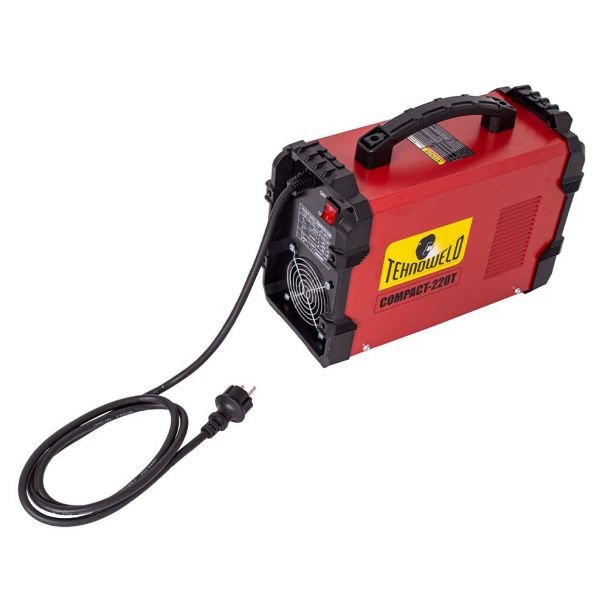 Tehnoweld, Invertor sudură MMA Tehnoweld COMPACT-220T | 200 A | Electrozi 1.6-4 mm | Design compact, portabil | Ideal pentru reparații, construcții și hobby