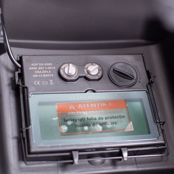 Tehnoweld, Masca de sudură automată Tehnoweld MSC-ALL, filtru reglabil DIN 9-13, protecție UV/IR și reglaj sensibilitate