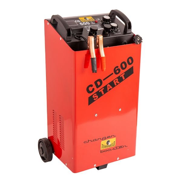 Tehnoweld TEHNOWELDCD600 | Redresor și robot de pornire | Încărcare 12/24 V | Baterii Pb 20-1000 Ah | Pentru autoturisme, camioane și utilaje