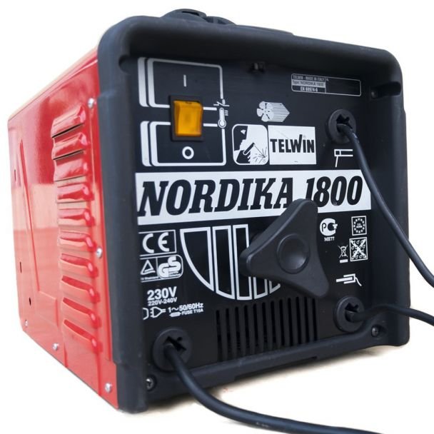 Telwin, Aparat sudură MMA Telwin NORDIKA1800 140A, electrozi 1.6–3.2 mm, accesorii incluse
